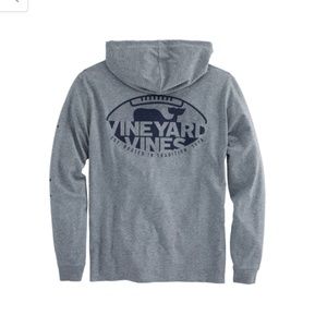 Long Sleeve Gridiron Hoodie Pocket Tee - V Vines